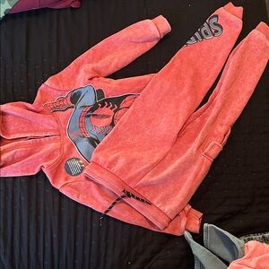 Kids Spider Hero Red Jogger Set